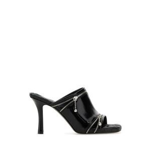 BURBERRY Women's Heeled Mule Sandals Women BLACK